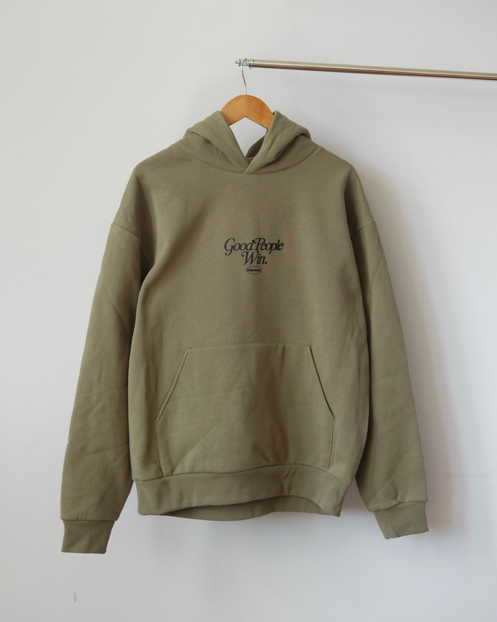 Good People Win Hoodie - Olive